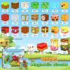 120PCS Magnetic Blocks Set Features Dual Themes: Stone House and Forest. Magnetic Tiles Roads Engineering Vehicle Set. view 3