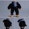 1/12 Scale Knitted Scarf for 6 inches Male Action Figure, 1/12 Action Figure Costume Scarf Shawl Clothing Accessory (Blue) view 2