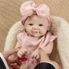 17-Inch Unpainted Full Body Platinum Silicone Reborn Baby Girl Doll  Blank DIY Kit with Soft Touch, Anatomically Correct, Ideal for Artists and Collectors view 2