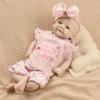 17-Inch Unpainted Full Body Platinum Silicone Reborn Baby Girl Doll  Blank DIY Kit with Soft Touch, Anatomically Correct, Ideal for Artists and Collectors view 4