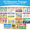 HarVow Busy Book for Toddlers, 15 Themes Montessori Toys Preschool Learning Activities with Classified Storage Box & Double-Sided Writing Board, Autism Sensory Travel Toys view 2