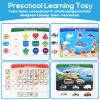 HarVow Busy Book for Toddlers, 15 Themes Montessori Toys Preschool Learning Activities with Classified Storage Box & Double-Sided Writing Board, Autism Sensory Travel Toys view 3