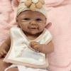 17-Inch Unpainted Full Body Platinum Silicone Reborn Baby Girl Doll  Blank DIY Kit with Soft Touch, Anatomically Correct, Ideal for Artists and Collectors view 3