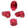 JOYSOG Aluminium Shock Cap Protector for Arrma 1/14 Mojave GROM/ 1/18 Typhon GROM/ 1/18 Granite GROM RC Anti-Collision Absorber Cap (Red) view 2