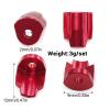 JOYSOG Aluminium Shock Cap Protector for Arrma 1/14 Mojave GROM/ 1/18 Typhon GROM/ 1/18 Granite GROM RC Anti-Collision Absorber Cap (Red) view 4