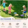Stepping Stones for Kids, 8 PCS Balance Stepping Stones for Toddlers, Non-Slip Obstacle Course Sensory Toys Indoor Outdoor, Balance River Toys for Birthday, Children's Day and Christmas Gift view 4