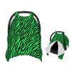 Muishi Green Zebras Print Baby Car Seat Canopy Nursing Cover for Newborn Car Seat Breastfeeding Covers Blanket Newborn Shower Gift view 1