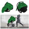Muishi Green Zebras Print Baby Car Seat Canopy Nursing Cover for Newborn Car Seat Breastfeeding Covers Blanket Newborn Shower Gift view 4