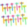 JUMPLAWN 24pcs Educational Boys and Girls Toys Squeaky Hammers for Hand-Eye Coordination Boys and Girls Toy Hammers view 1