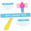 JUMPLAWN 24pcs Educational Boys and Girls Toys Squeaky Hammers for Hand-Eye Coordination Boys and Girls Toy Hammers view 4
