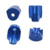 JOYSOG Aluminium Shock Cap Protector for Arrma 1/14 Mojave GROM/ 1/18 Typhon GROM/ 1/18 Granite GROM RC Anti-Collision Absorber Cap (Blue) view 1