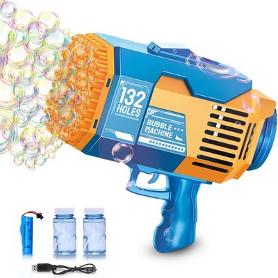 Fulercni Bubble Machine Bubble Gun,Bubble Maker Toys for Party Outdoor Wedding Birthday Gift (Light Blue)