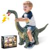 Dinosaur Ride On Toy Cars for Kids,Twinkoo Realistic Brachiosaurus Push Car with Three Sound Effects,Sound and Light Effects PP Wheels for Indoor/Outdoor Play,Best Gift for Kids(Brachiosaurus) view 1