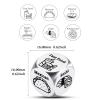 1 Year for Husband Movie Night Supplies Mens Food Dice for Couple Husband Wife Christmas Stocking Stuffers Iron Gifts for 6th Anniversary Secret Santa Gag Gift Qwixx Dice Game view 2