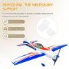 MECCANIXITY 30Pcs Small Pinned Nylon Plastic Hinges 1.1" x 0.6" RC Plane Parts for Wing Model Crafts Accessories view 3