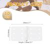 MECCANIXITY 10Pcs Small Pinned Nylon Plastic Hinges 1.1" x 0.6" RC Plane Parts for Wing Model Crafts Accessories view 2
