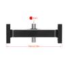 Aluminum Alloy 70mm Transfer Case Transmission Gearbox with 5mm D-Shaped Shaft for 1/10 RC Rock Crawler MOA 1.9 Shafty LCG Chassis Builder view 3
