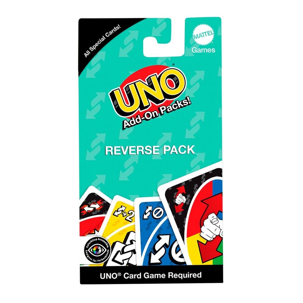 Mattel Uno Add-On Packs! - Reverse Pack
