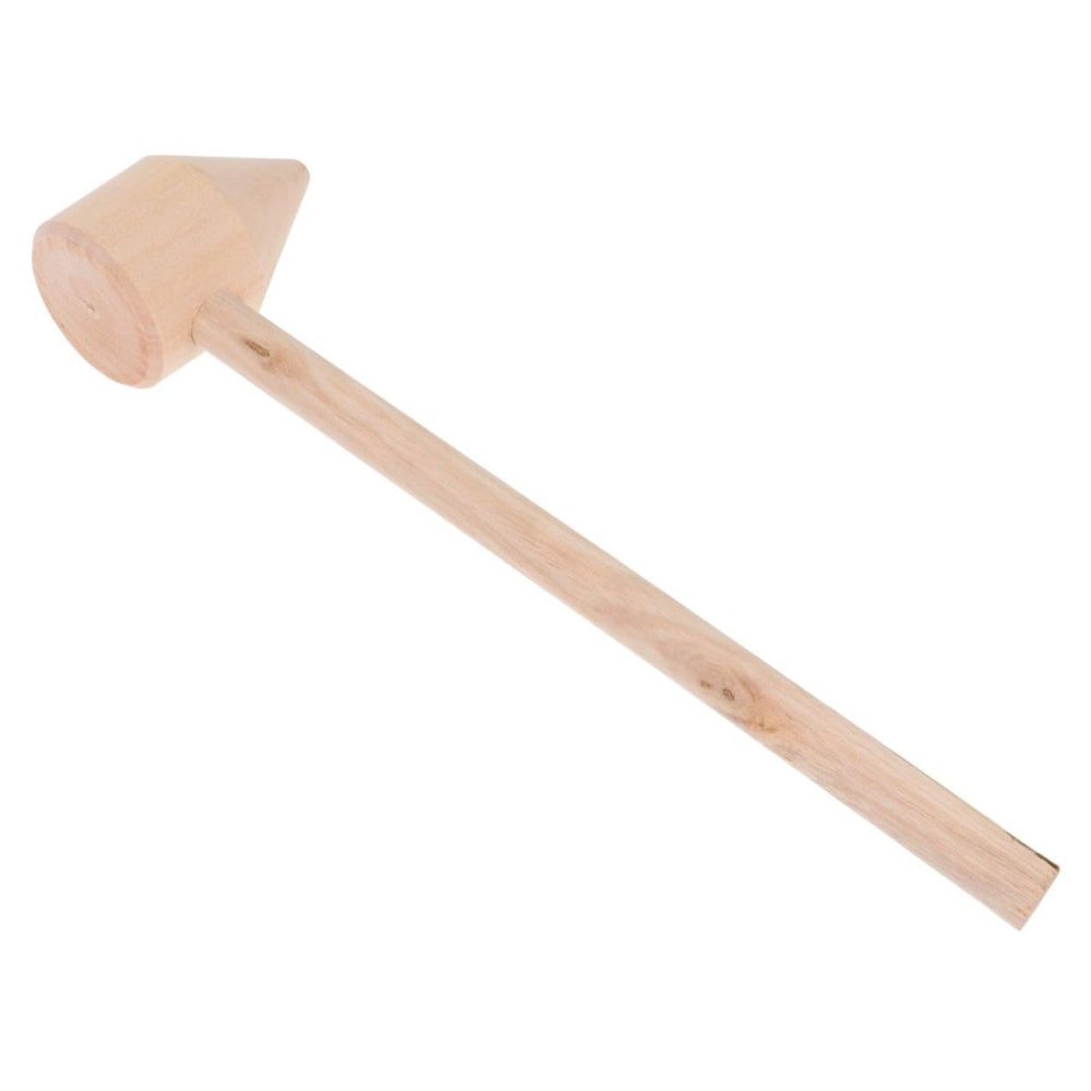 HONITANO 5pcs Mini Wooden Hammers for Boy Girl Lightweight Mallets for Hand-Eye Coordination and Dexterity Development for Gifts and Early Learning Activities