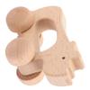 Vaguelly Wooden Handheld Car for Creative Grasping Training Safe Smooth Edges for Development and Teething Relief view 1