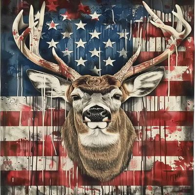 1000 Piece Adult Wooden Puzzle Milu Deer,Challenging Gift for Jigsaw Puzzle Lovers, Enjoy Happy Time with Friends,Room Wall Decoration-American Flag