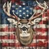 1000 Piece Adult Wooden Puzzle Milu Deer,Challenging Gift for Jigsaw Puzzle Lovers, Enjoy Happy Time with Friends,Room Wall Decoration-American Flag view 1