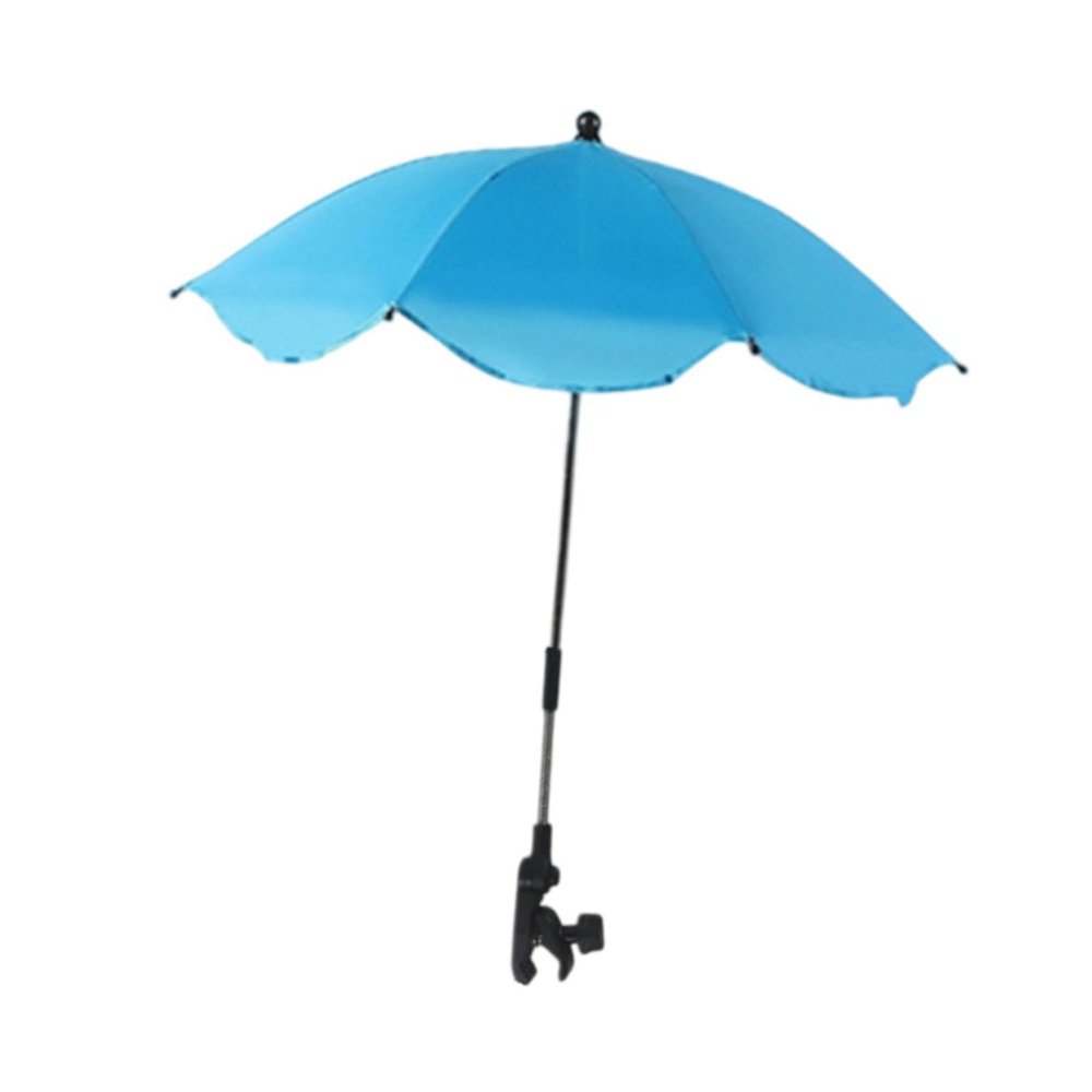 1 Umbrella, 360 Adjustable Clamp Sun Protection sun umbrella, Waterproof Beach Chair Umbrella for Outdoor Activities, broadcast, Vlogging, Patio, Deck, Camping, Fishing, mobility chair navy, 25.98in