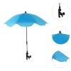 1 Umbrella, 360 Adjustable Clamp Sun Protection sun umbrella, Waterproof Beach Chair Umbrella for Outdoor Activities, broadcast, Vlogging, Patio, Deck, Camping, Fishing, mobility chair navy, 25.98in view 3