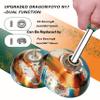 Yoyo Responsive Professional Yoyos for Kids Beginners Metal Trick Yoyo, Unresponsive Yo-yo for Adults with Bearing Kit, Yo-Yo Strings, Case and Glove - Blue Silver view 3