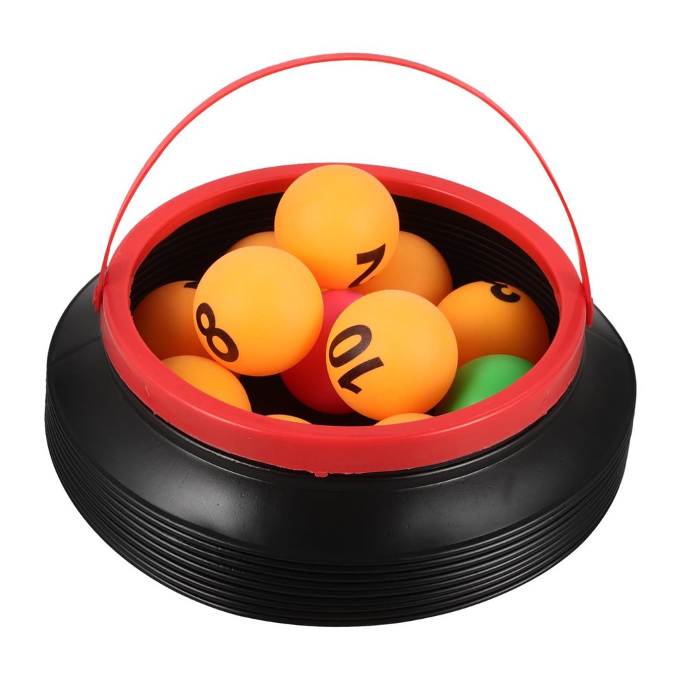 TOGEVAL 1Set Balls for Parties Durable Sphere Game Balls with Raffle Bucket Design for Easy Identification and Use