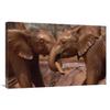 24 x 36 in. Orphans Natumi & Idle Playing in Mud Bath Tsavo East NP Kenya Art Print - Gerry Ellis view 1