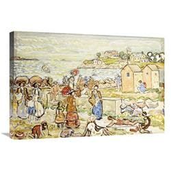 30 in. Bathers & Strollers at Marblehead Art Print - Maurice Brazil Prendergast