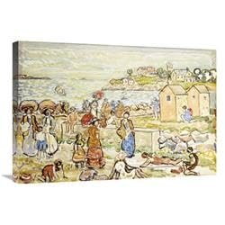30 in. Bathers & Strollers at Marblehead Art Print - Maurice Brazil Prendergast