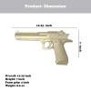 12.25" Desert Eagle Foam Replica Collectible Prop Gun for Cosplay, Halloween, Display & Gifting  Lightweight Safe Foam Pistol for Costume and Decor Use (Gold) view 2