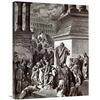 36 in. Jonah Telling of Ninevehs Coming Vanquishment Art Print - Gustave Dore view 1