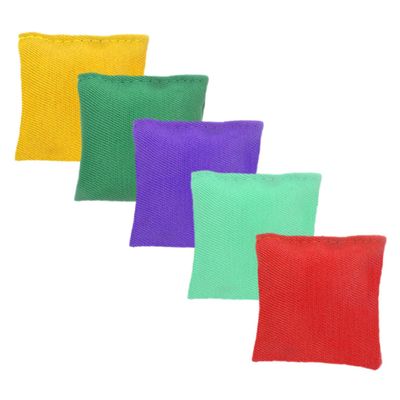 LOPUNER 5pcs Double Layer Bean Bag Toss Game Bean Bags for Outdoor Fun for Backyard Parties Sports Events and Family Gatherings