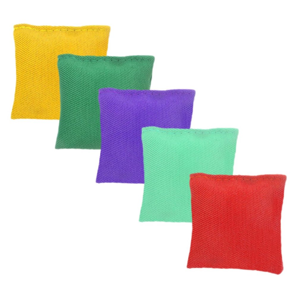 LOPUNER 5pcs Double Layer Bean Bag Toss Game Bean Bags for Outdoor Fun for Backyard Parties Sports Events and Family Gatherings