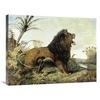 30 in. A Lion in a Jungle Art Print - William Huggins view 1