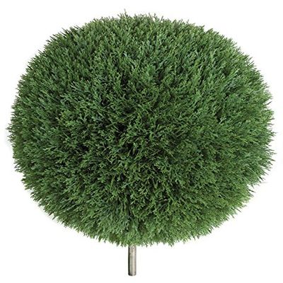 24 in. Cedar Ball with Pole- Green