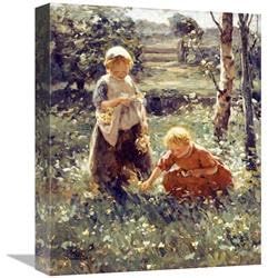 16 in. Children in a Field Art Print - Evert Pieters