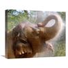 22 in. Elephant Bath Art Print - Vic Schendel view 1