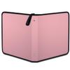 Kuquteed Light Pink Trading Card Binder 9 Pocket 900 Cards Holder Collector Album with 50 Removable Sleeves Toys Gifts for Boys Girls Sports Game Cards view 2