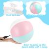 MiniInflat 12 Pcs 16" Pastel Inflatable Beach Balls Bulk, Pink and Green view 4