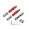 3pcs Metal Drive Shaft CVD Driveshaft for MN128 MN86 MN86S MN86K MN86KS MN G500 1/12 RC Car Upgrade Parts Accessories(Red) view 1