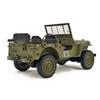 1:14 Scale RC Car Willys Military Truck, 2.4GHz Full-Metal 2-Speed Army Green Off-Road Vehicle with LED Lights, Engine Sounds, Winch, RTR Gift for Adults & Fathers Day Collectors view 3