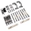 RC Car Upgrade Parts for WPL C14 C24 C24-1 C54 1/16 Metal for Chassis Link Rod Pull Rod Mount Shock Absorber Drive Shaft Set Modification RC Car Upgrade Parts(Gray) view 1