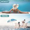 2Pcs Stripe Wet Bag 12x10 Inch, Grid Waterproof Reusable Wet Dry Bags, Rustic Washable Travel Laundry Bags for Swimsuit Pool Beach Diapers Dirty Yoga Gym Clothes, Travel Gifts for Women Friend view 4