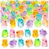 36PCS Luminous Mini Resin Capybara Miniature Capybara Figurines Glow in The Dark, Cute Tiny Capybaras Toys for Crafts Fairy Garden Landscape Capybaras Birthday Decorations (6 Style) view 1