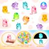 36PCS Luminous Mini Resin Capybara Miniature Capybara Figurines Glow in The Dark, Cute Tiny Capybaras Toys for Crafts Fairy Garden Landscape Capybaras Birthday Decorations (6 Style) view 2