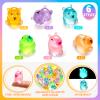 36PCS Luminous Mini Resin Capybara Miniature Capybara Figurines Glow in The Dark, Cute Tiny Capybaras Toys for Crafts Fairy Garden Landscape Capybaras Birthday Decorations (6 Style) view 4
